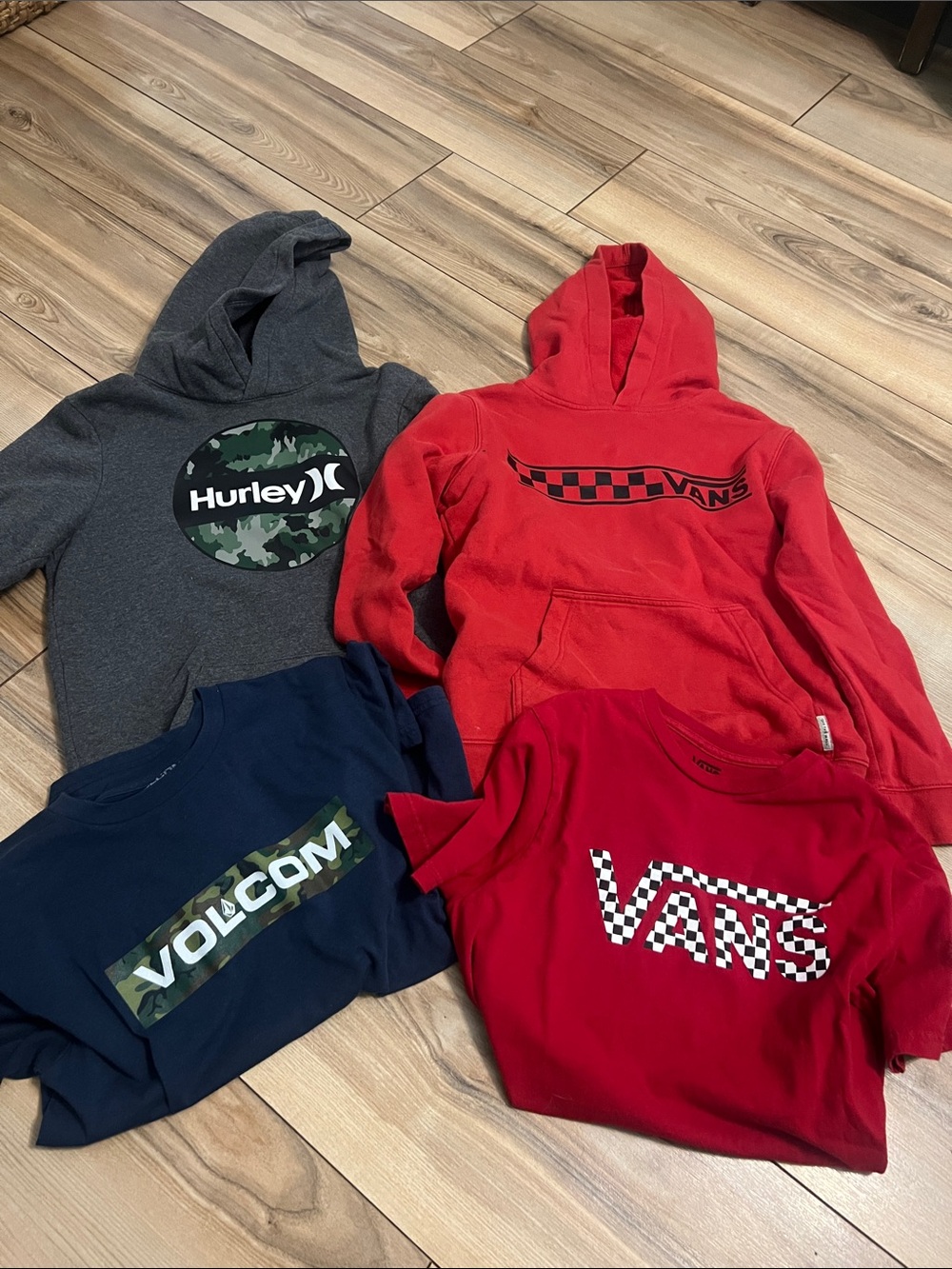 Vans, Volcom, and Hurley lot
